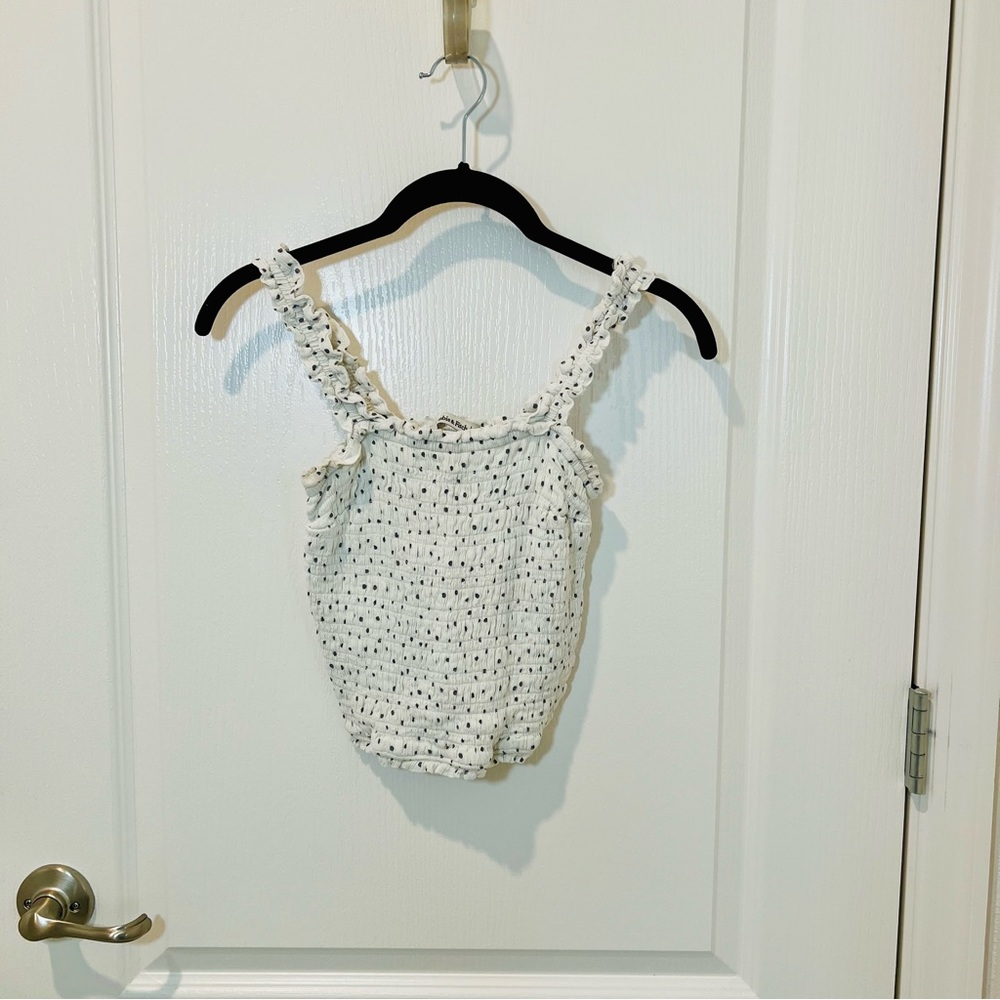 Abercrombie & Fitch Women’s Polka Dot Ruched Tank - Size XS.